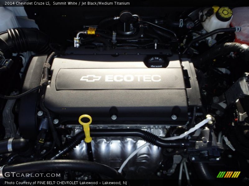 Summit White / Jet Black/Medium Titanium 2014 Chevrolet Cruze LS