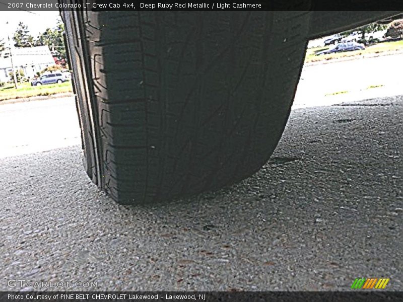 Deep Ruby Red Metallic / Light Cashmere 2007 Chevrolet Colorado LT Crew Cab 4x4