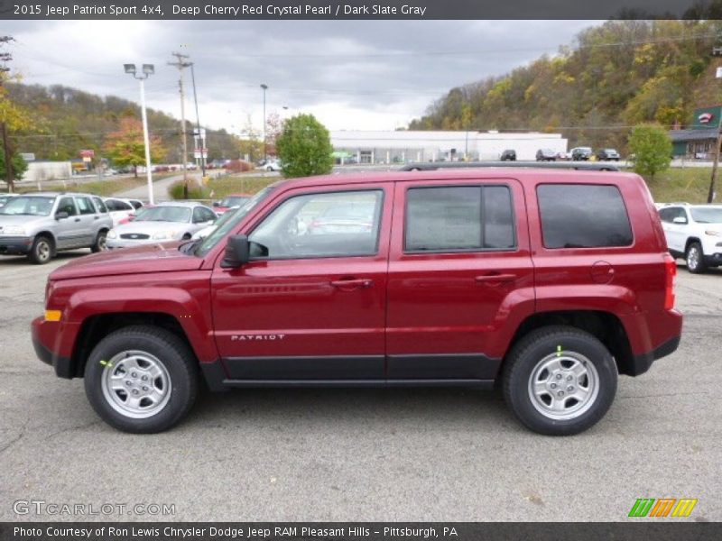 Deep Cherry Red Crystal Pearl / Dark Slate Gray 2015 Jeep Patriot Sport 4x4