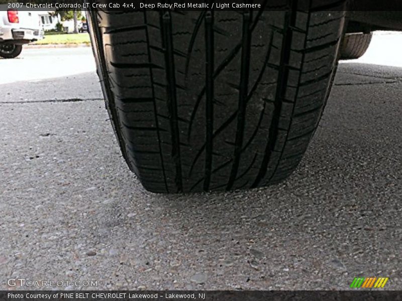 Deep Ruby Red Metallic / Light Cashmere 2007 Chevrolet Colorado LT Crew Cab 4x4