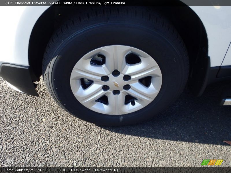 White / Dark Titanium/Light Titanium 2015 Chevrolet Traverse LS AWD
