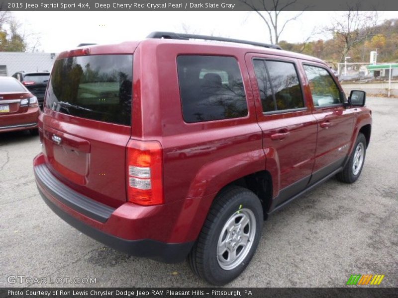 Deep Cherry Red Crystal Pearl / Dark Slate Gray 2015 Jeep Patriot Sport 4x4