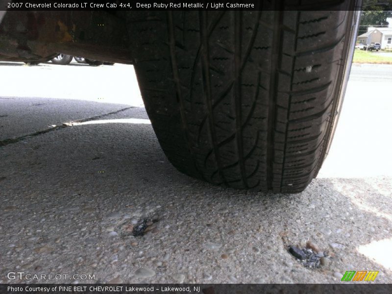 Deep Ruby Red Metallic / Light Cashmere 2007 Chevrolet Colorado LT Crew Cab 4x4