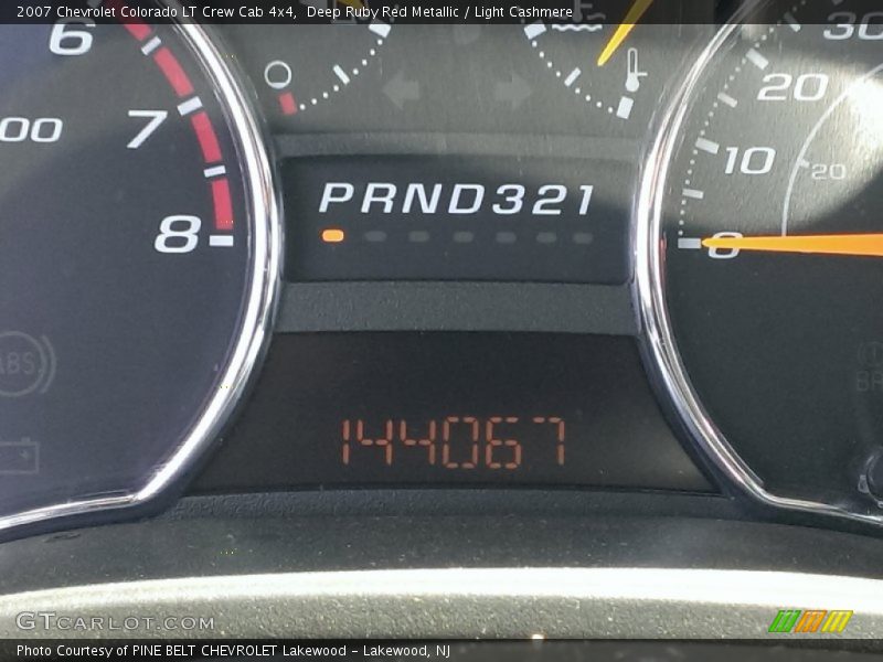 Deep Ruby Red Metallic / Light Cashmere 2007 Chevrolet Colorado LT Crew Cab 4x4