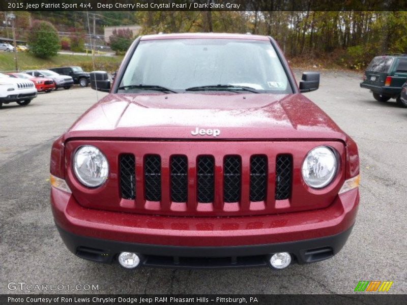 Deep Cherry Red Crystal Pearl / Dark Slate Gray 2015 Jeep Patriot Sport 4x4