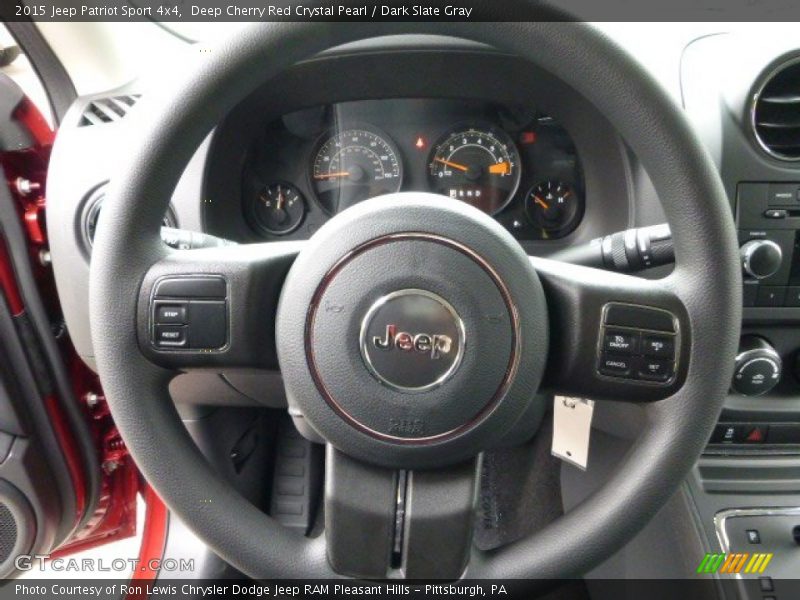Deep Cherry Red Crystal Pearl / Dark Slate Gray 2015 Jeep Patriot Sport 4x4