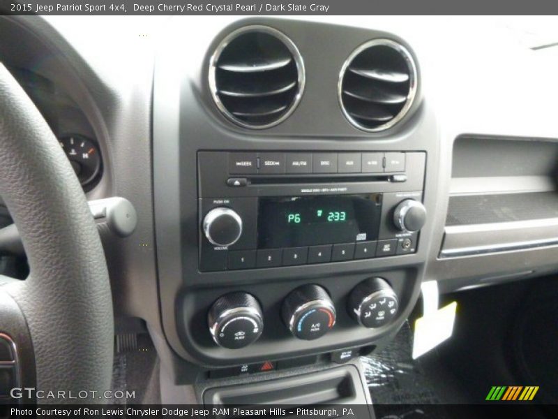 Deep Cherry Red Crystal Pearl / Dark Slate Gray 2015 Jeep Patriot Sport 4x4