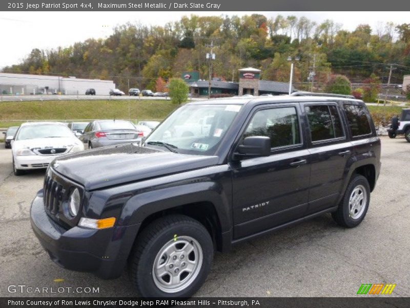 Maximum Steel Metallic / Dark Slate Gray 2015 Jeep Patriot Sport 4x4