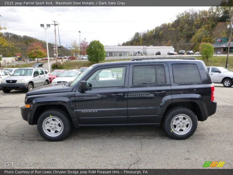 Maximum Steel Metallic / Dark Slate Gray 2015 Jeep Patriot Sport 4x4