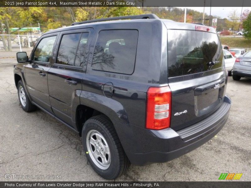 Maximum Steel Metallic / Dark Slate Gray 2015 Jeep Patriot Sport 4x4