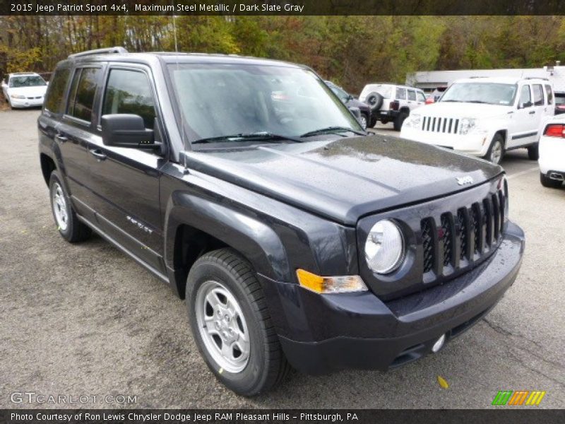 Maximum Steel Metallic / Dark Slate Gray 2015 Jeep Patriot Sport 4x4