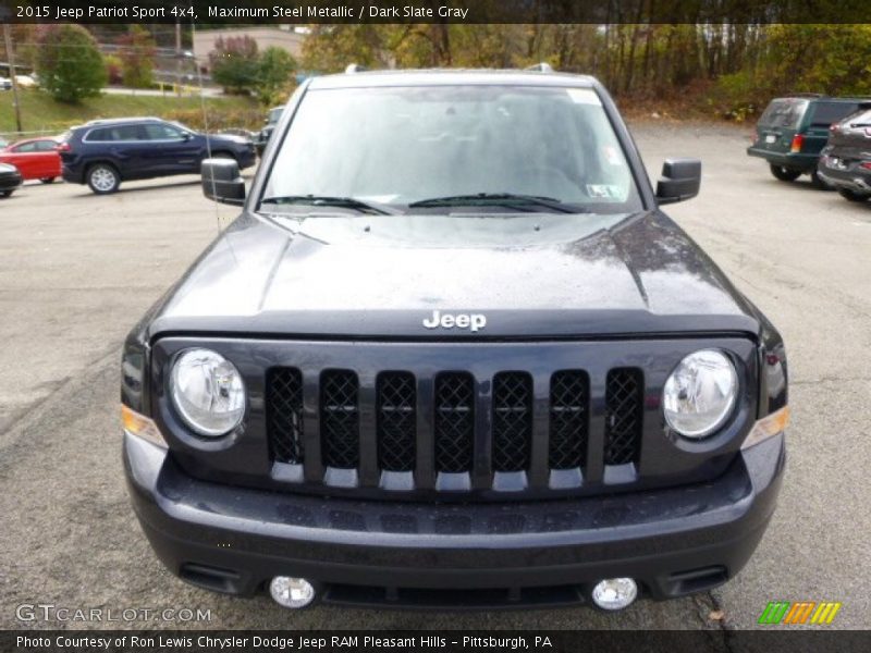 Maximum Steel Metallic / Dark Slate Gray 2015 Jeep Patriot Sport 4x4