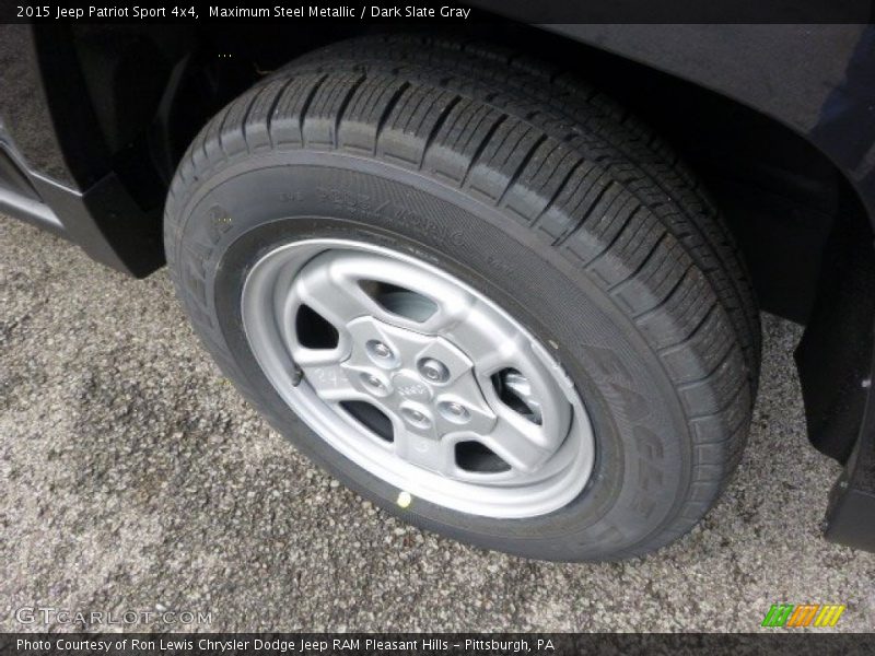 Maximum Steel Metallic / Dark Slate Gray 2015 Jeep Patriot Sport 4x4