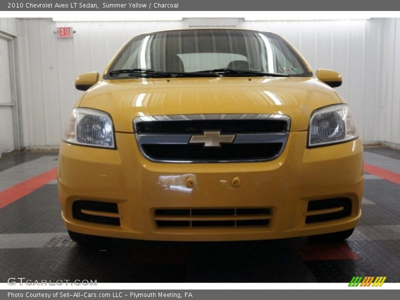 Summer Yellow / Charcoal 2010 Chevrolet Aveo LT Sedan