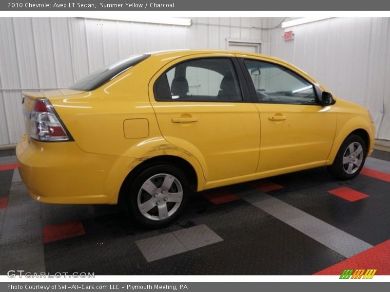 Summer Yellow / Charcoal 2010 Chevrolet Aveo LT Sedan