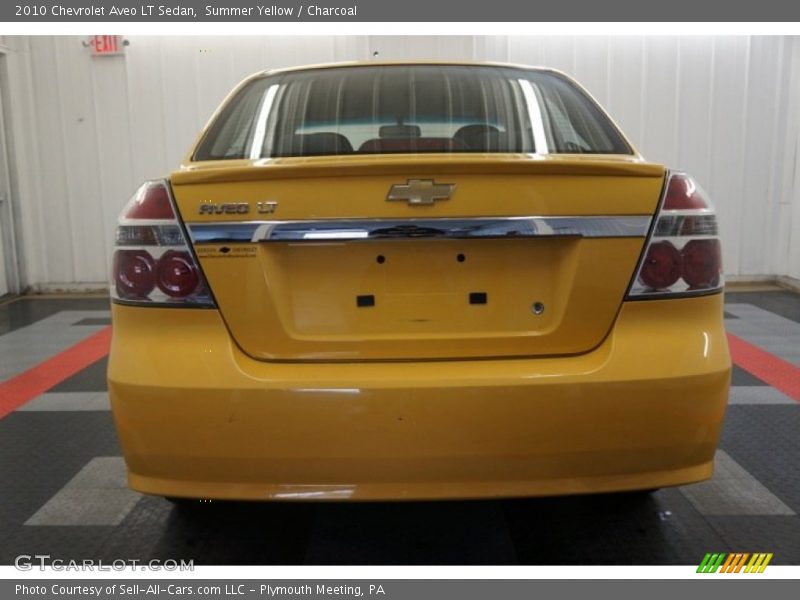 Summer Yellow / Charcoal 2010 Chevrolet Aveo LT Sedan