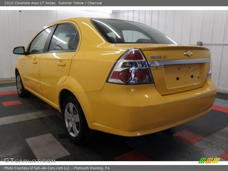 Summer Yellow / Charcoal 2010 Chevrolet Aveo LT Sedan