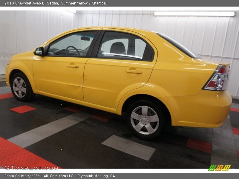 Summer Yellow / Charcoal 2010 Chevrolet Aveo LT Sedan