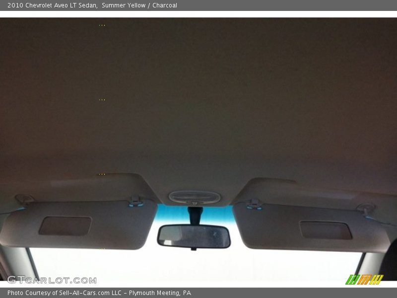 Summer Yellow / Charcoal 2010 Chevrolet Aveo LT Sedan