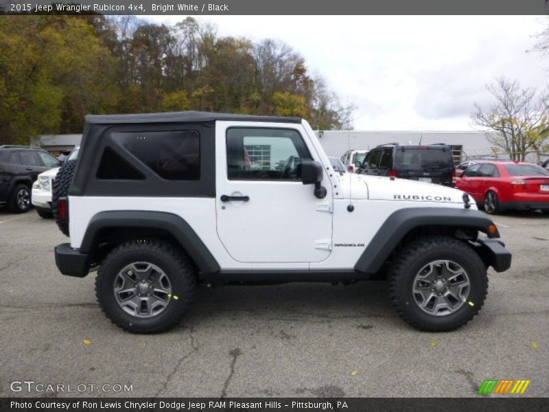 Bright White / Black 2015 Jeep Wrangler Rubicon 4x4