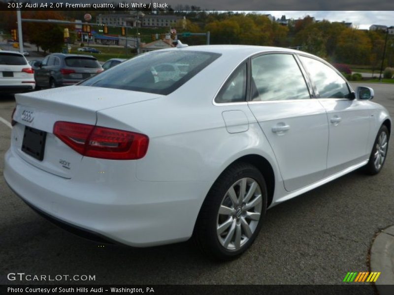 Ibis White / Black 2015 Audi A4 2.0T Premium quattro