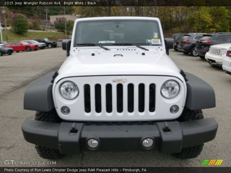 Bright White / Black 2015 Jeep Wrangler Rubicon 4x4