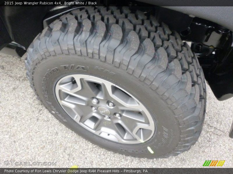 Bright White / Black 2015 Jeep Wrangler Rubicon 4x4