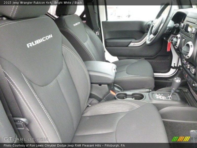 Bright White / Black 2015 Jeep Wrangler Rubicon 4x4