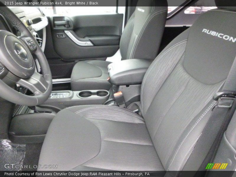 Bright White / Black 2015 Jeep Wrangler Rubicon 4x4