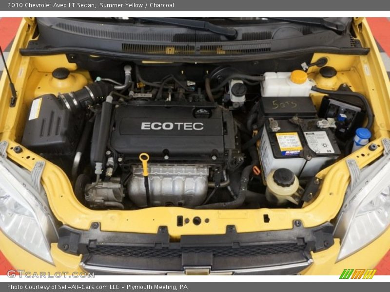  2010 Aveo LT Sedan Engine - 1.6 Liter DOHC 16-Valve VVT Ecotech 4 Cylinder
