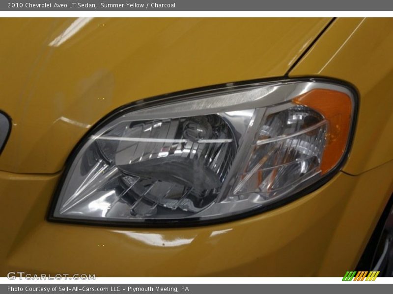 Summer Yellow / Charcoal 2010 Chevrolet Aveo LT Sedan