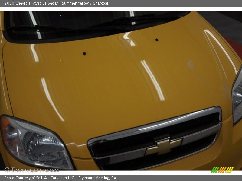 Summer Yellow / Charcoal 2010 Chevrolet Aveo LT Sedan