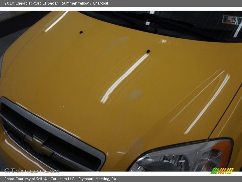 Summer Yellow / Charcoal 2010 Chevrolet Aveo LT Sedan