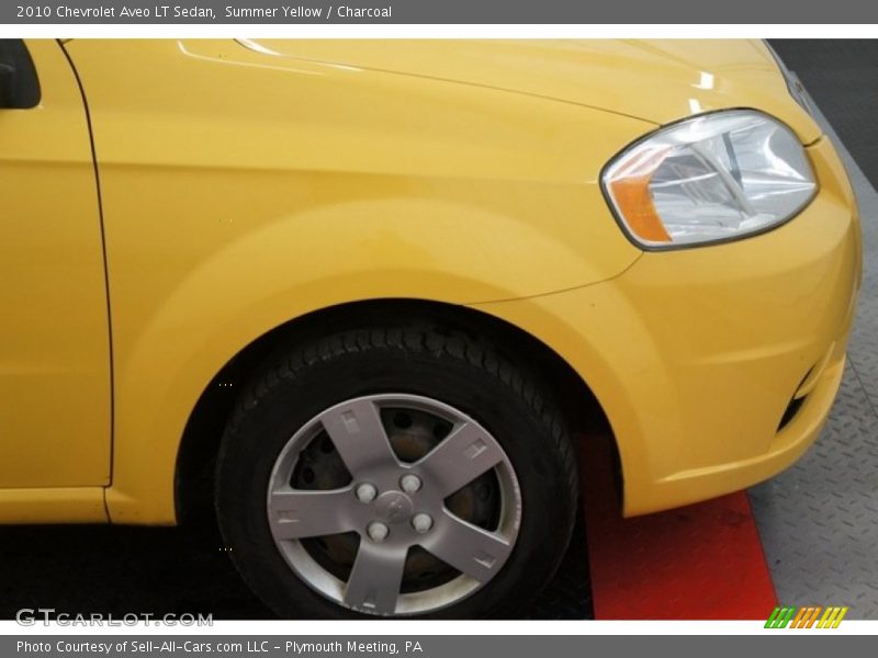 Summer Yellow / Charcoal 2010 Chevrolet Aveo LT Sedan