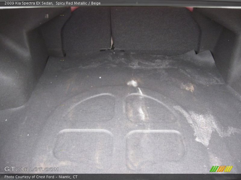 Spicy Red Metallic / Beige 2009 Kia Spectra EX Sedan