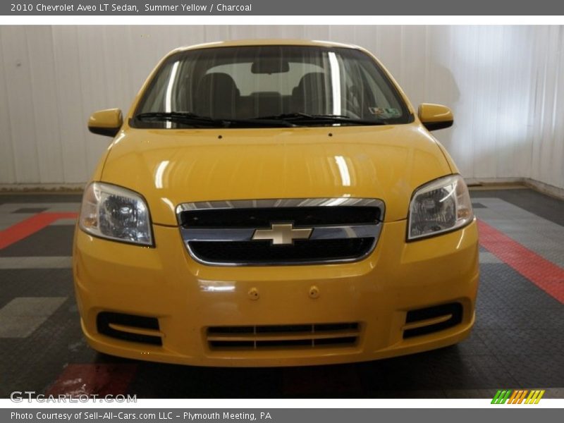 Summer Yellow / Charcoal 2010 Chevrolet Aveo LT Sedan