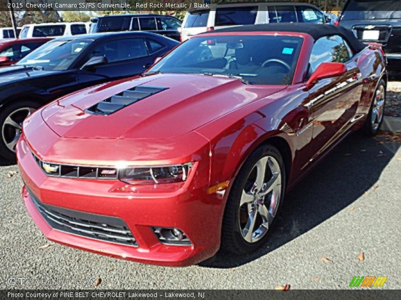 Front 3/4 View of 2015 Camaro SS/RS Convertible