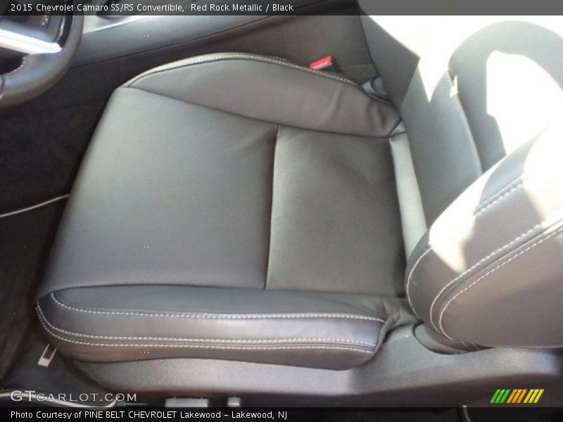Red Rock Metallic / Black 2015 Chevrolet Camaro SS/RS Convertible