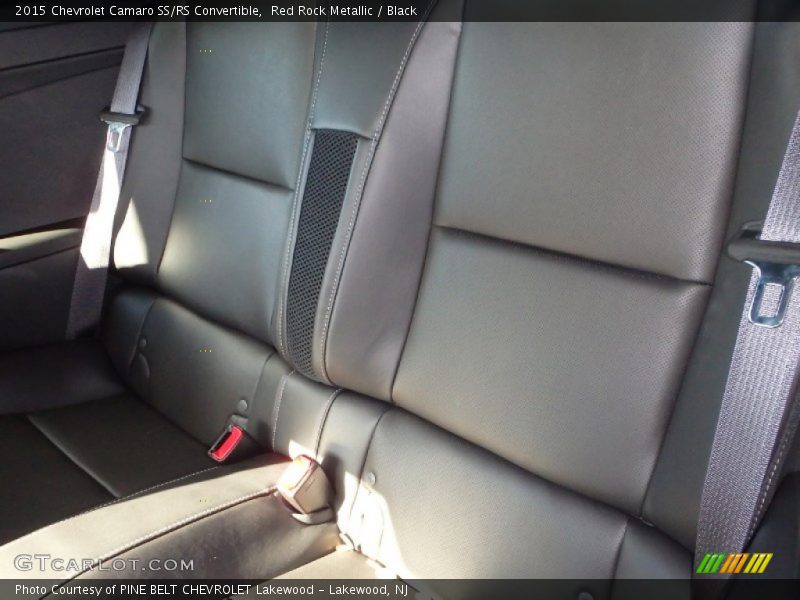 Red Rock Metallic / Black 2015 Chevrolet Camaro SS/RS Convertible