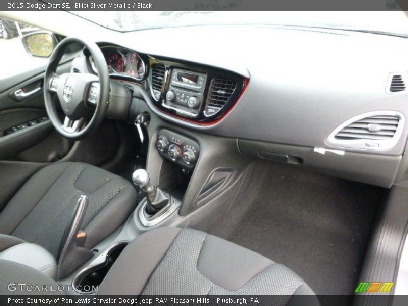  2015 Dart SE Black Interior