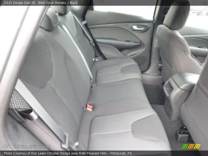 Billet Silver Metallic / Black 2015 Dodge Dart SE