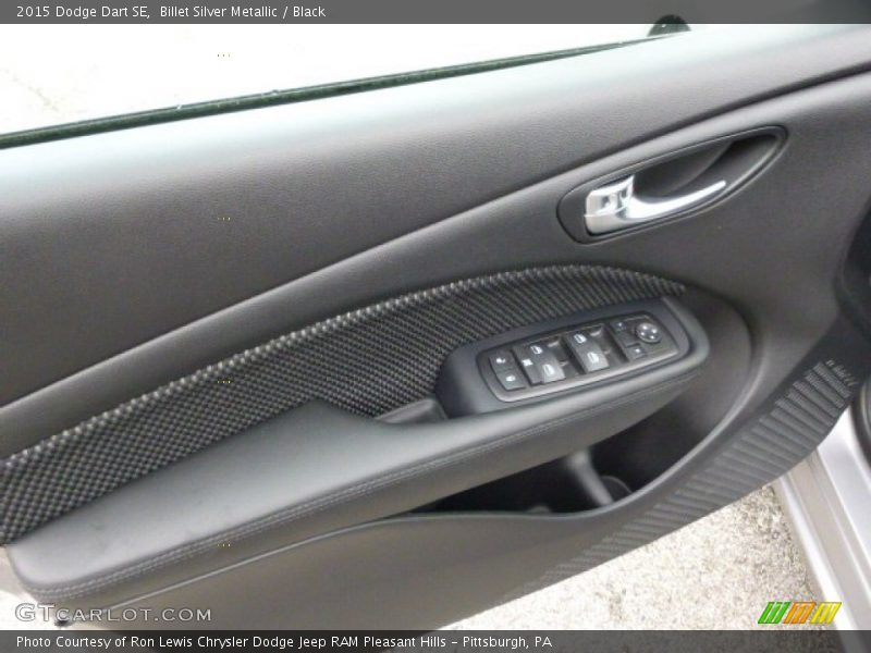 Billet Silver Metallic / Black 2015 Dodge Dart SE