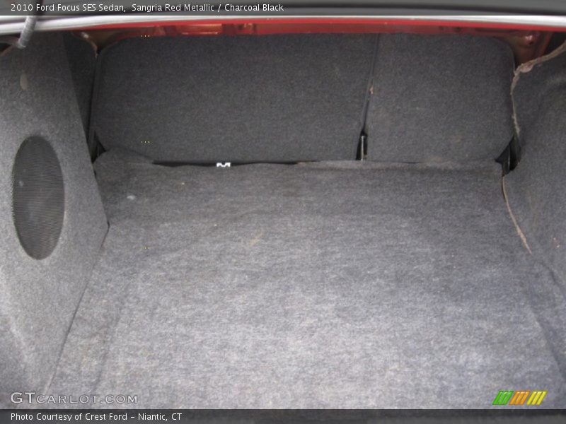 Sangria Red Metallic / Charcoal Black 2010 Ford Focus SES Sedan