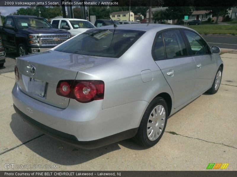 Reflex Silver Metallic / Anthracite 2009 Volkswagen Jetta S Sedan