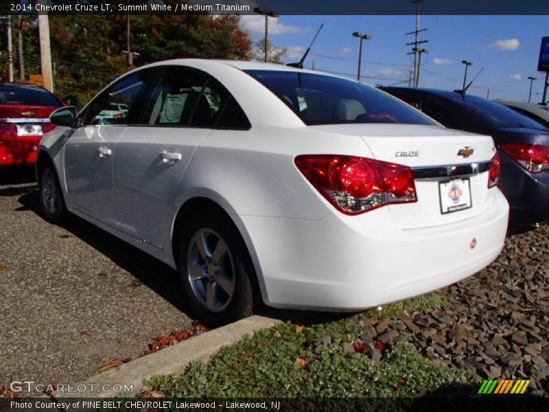Summit White / Medium Titanium 2014 Chevrolet Cruze LT