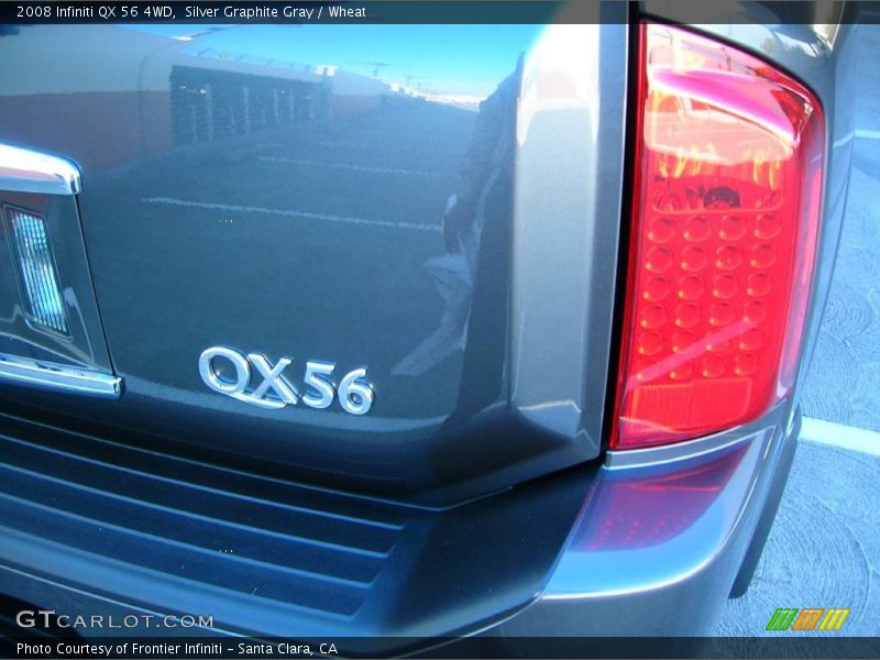 Silver Graphite Gray / Wheat 2008 Infiniti QX 56 4WD
