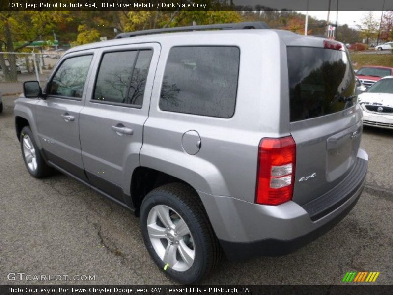 Billet Silver Metallic / Dark Slate Gray 2015 Jeep Patriot Latitude 4x4