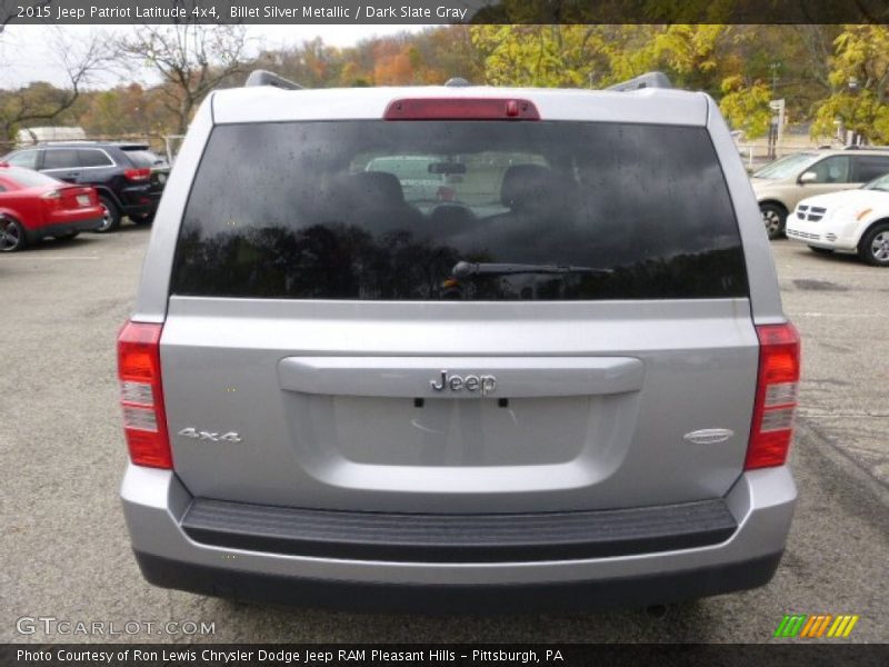 Billet Silver Metallic / Dark Slate Gray 2015 Jeep Patriot Latitude 4x4