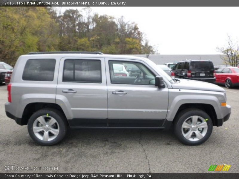 Billet Silver Metallic / Dark Slate Gray 2015 Jeep Patriot Latitude 4x4