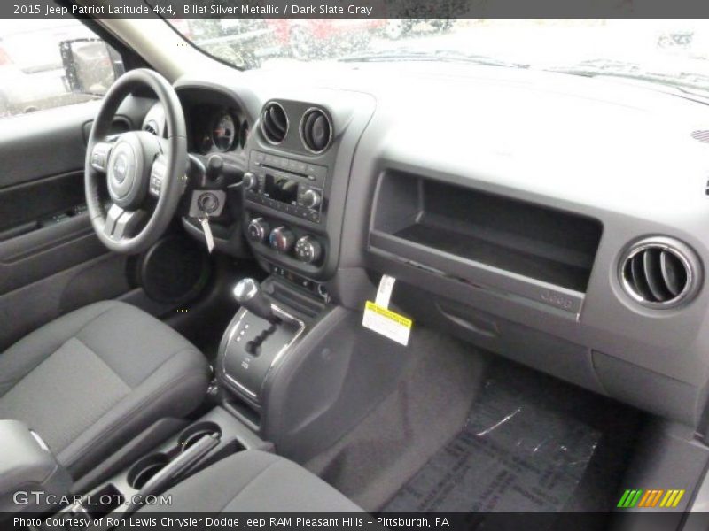 Billet Silver Metallic / Dark Slate Gray 2015 Jeep Patriot Latitude 4x4